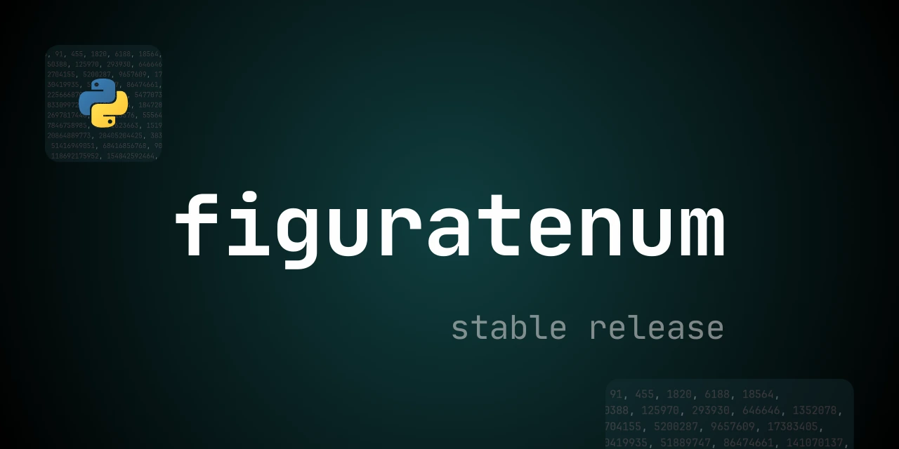 New Figurate Numbers Package for Python