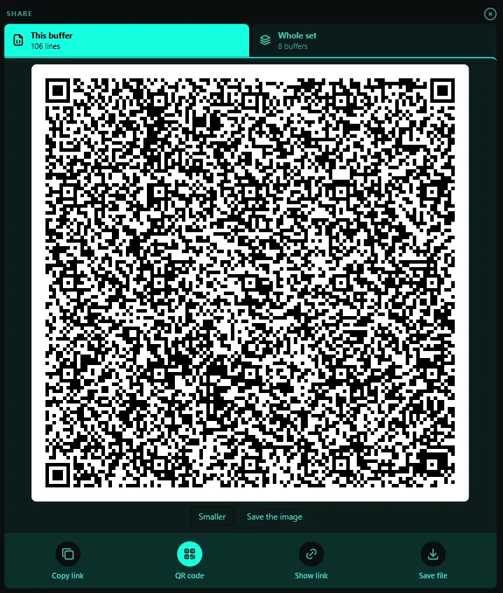 What Is Love by Edgar Delgado Vega in Sonic Pi Web QR code