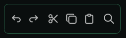 Show editor toolbar