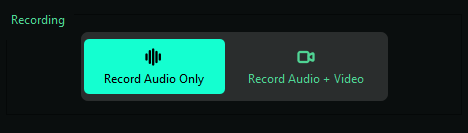 Record audio and video