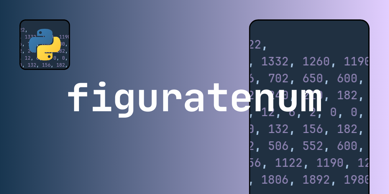 New figurate numbers package for Python